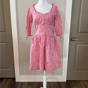Bernie Dexter Pink and Red dress Large